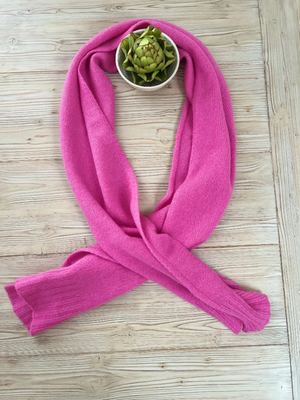 Falconeri Cashmere Ultrasoft Scarf Hot Pink | Made in Italy | Italian Cashmere K
